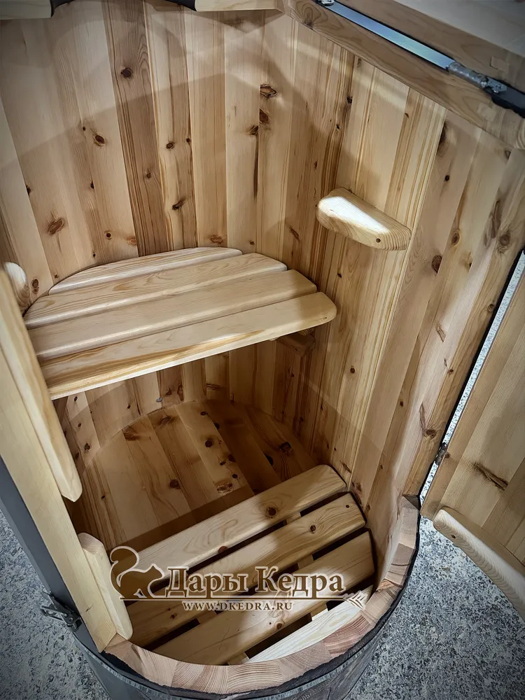 Кедровая бочка (фитобочка) «Сибирский волк»